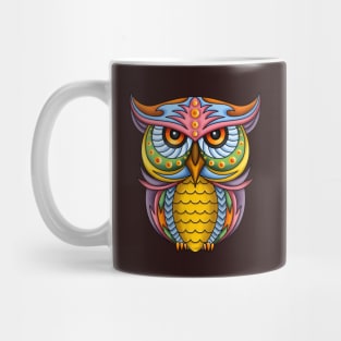 Colorful Owl Mug